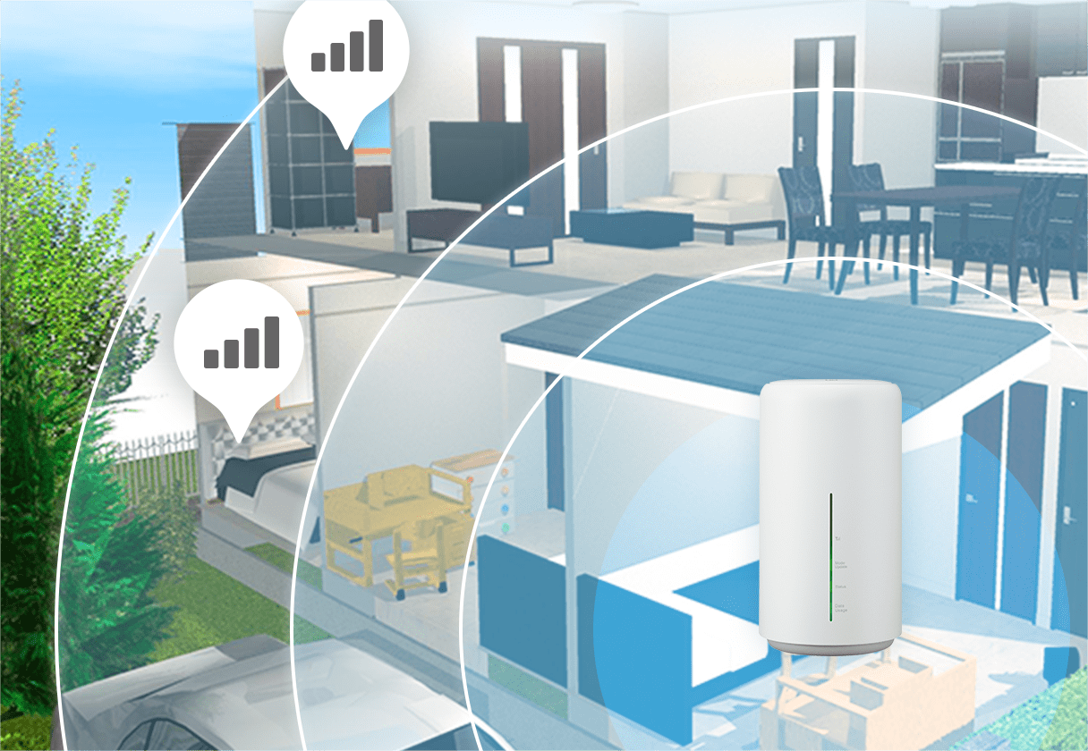 Wi-Fi TXビームフォーミング対応で安定性と通信速度が20%向上!