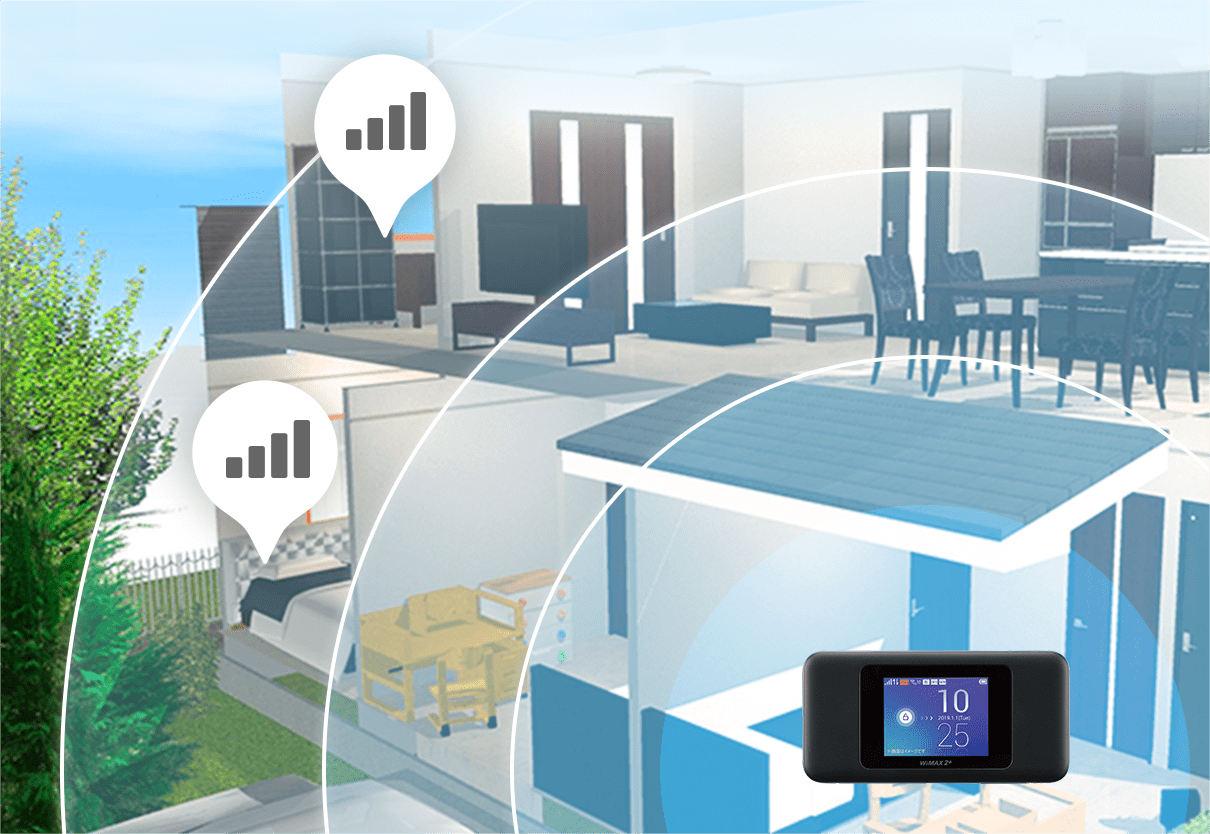 Wi-Fi TXビームフォーミング対応で安定性と通信速度が20%向上!